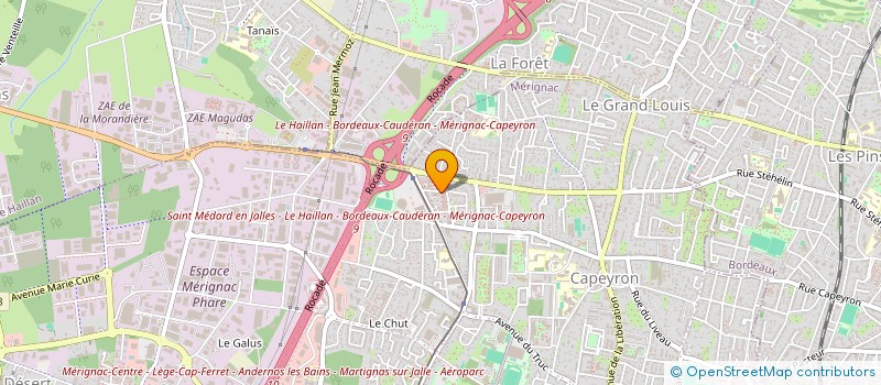 localisation de l'entreprise MONSIEUR GUILAIN LENGHAT à MERIGNAC