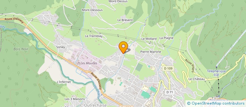 localisation de l'entreprise MONSIEUR GUILAIN OUVRIER-NEYRET à UGINE