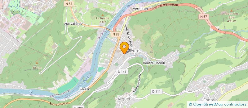 localisation de l'entreprise MONSIEUR GUILAUME BERTRAND à BEURE