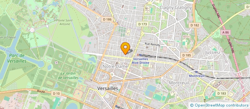 localisation de l'entreprise MONSIEUR GUILAUME CAILLOT à VERSAILLES