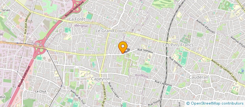 localisation de l'entreprise MONSIEUR GUILAUME PAUL SERGE GODIN  MERIGNAC