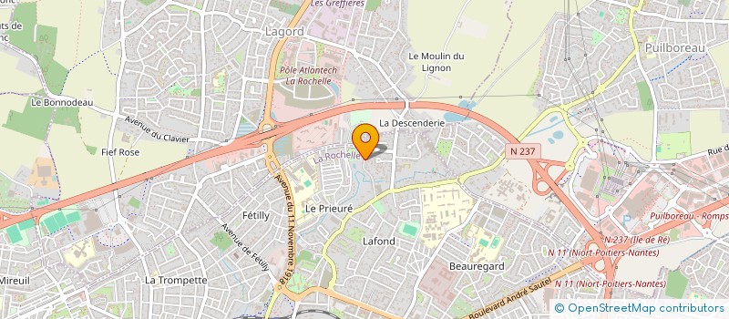 localisation de l'entreprise MONSIEUR GUILAUME PHELIPON à LA ROCHELLE