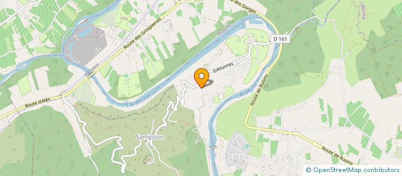 localisation de l'entreprise MONSIEUR GUILHAIN FABRE  SAMPZON