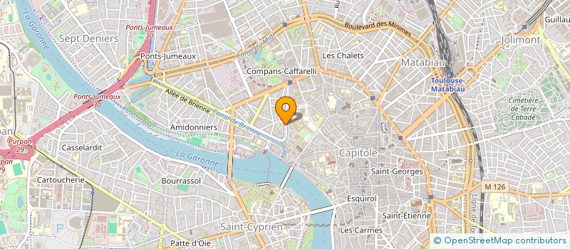 localisation de l'entreprise MONSIEUR GUILHAUME BALDOCCHI  TOULOUSE