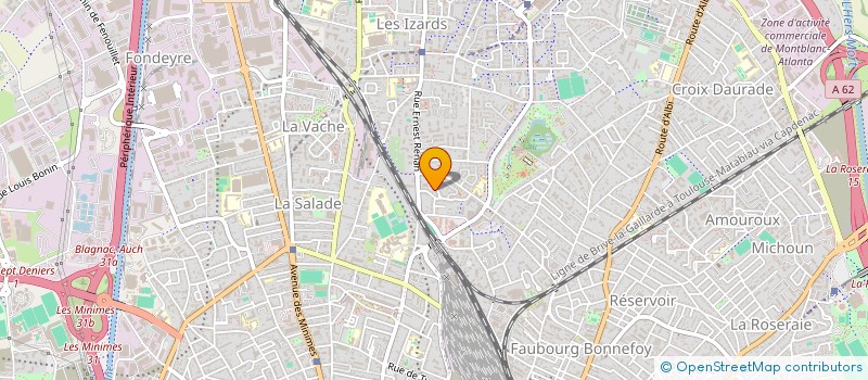 localisation de l'entreprise MONSIEUR GUILHELM PANAGET  TOULOUSE