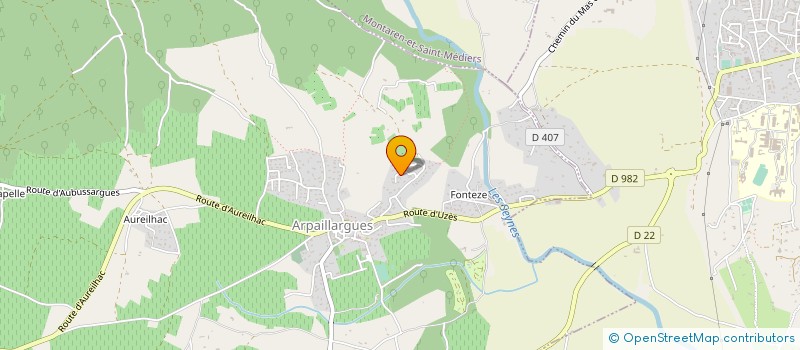 localisation de l'entreprise MONSIEUR GUILHEM ACCABAT  ARPAILLARGUES-ET-AUREILLAC