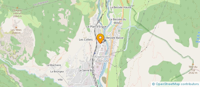 localisation de l'entreprise MONSIEUR GUILHEM APILLI à L'ARGENTIERE-LA-BESSEE