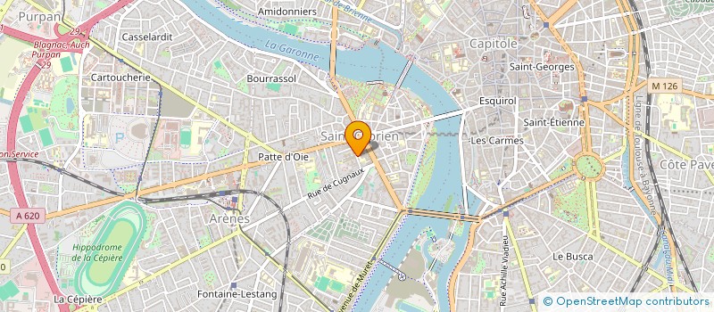 localisation de l'entreprise MONSIEUR GUILHEM AUDOUY  TOULOUSE