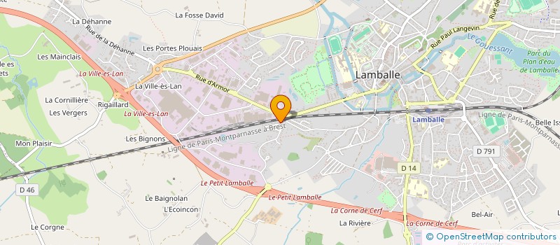 localisation de l'entreprise MONSIEUR GUILHEM BARON GELDOF à LAMBALLE-ARMOR