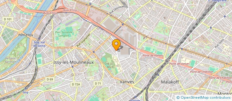 localisation de l'entreprise MONSIEUR GUILHEM BATTAREL  VANVES