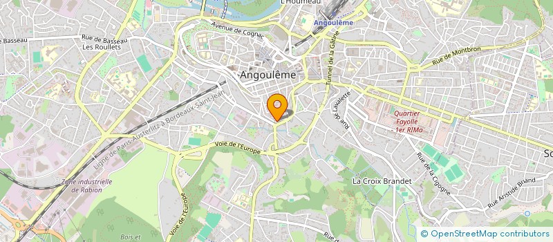 localisation de l'entreprise MONSIEUR GUILHEM BEC à ANGOULEME