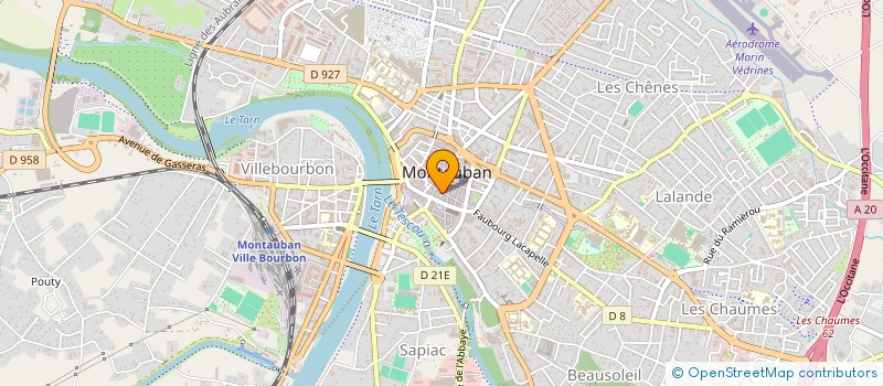 localisation de l'entreprise MONSIEUR GUILHEM BELLAICHE  MONTAUBAN