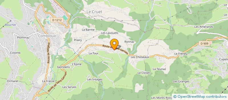 localisation de l'entreprise MONSIEUR GUILHEM BELLANGER  COMBLOUX