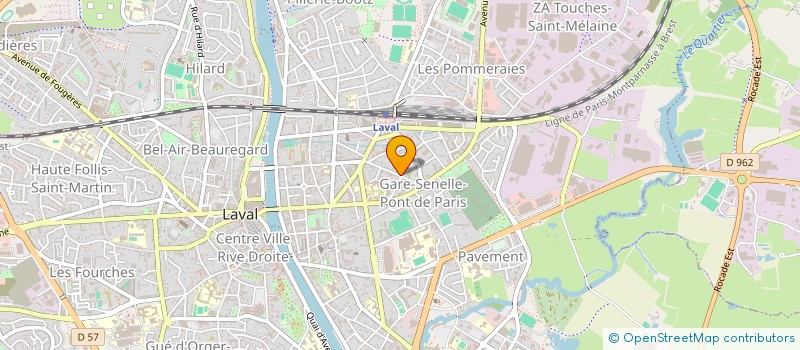 localisation de l'entreprise MONSIEUR GUILHEM BELLIVIER DE PRIN à LAVAL