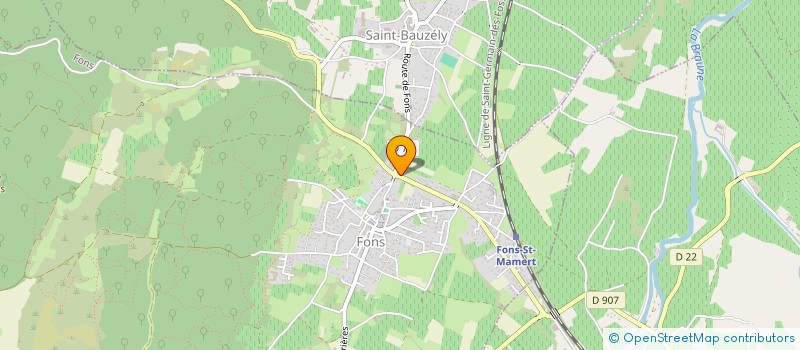 localisation de l'entreprise MONSIEUR GUILHEM BONNAL  BEDARIEUX