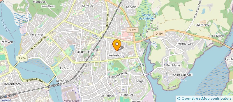 localisation de l'entreprise MONSIEUR GUILHEM BOUGON  LANESTER