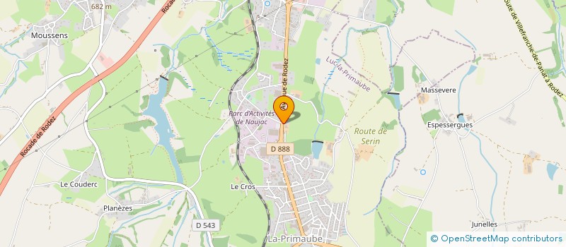 localisation de l'entreprise MONSIEUR GUILHEM BOUTONNET  LUC-LA-PRIMAUBE