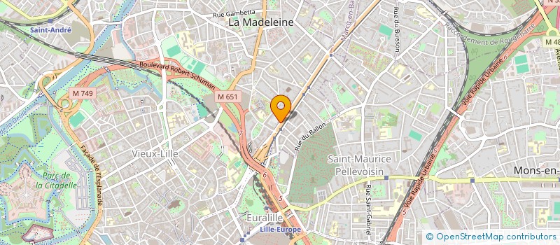 localisation de l'entreprise MONSIEUR GUILHEM BRUNEAU à LA MADELEINE