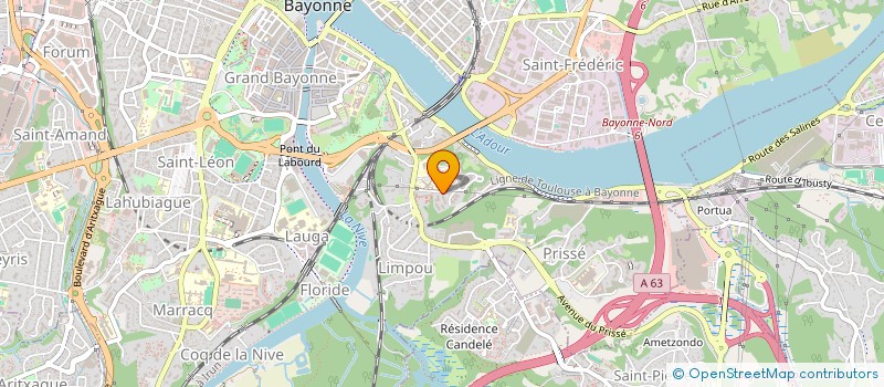 localisation de l'entreprise MONSIEUR GUILHEM CARRIERE  BAYONNE