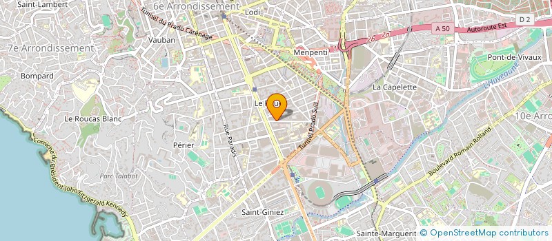 localisation de l'entreprise MONSIEUR GUILHEM CAVAILLE à MARSEILLE