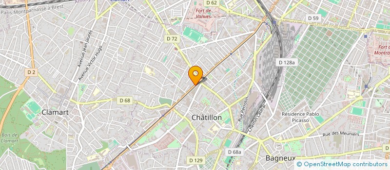 localisation de l'entreprise MONSIEUR GUILHEM CHARRON à CHATILLON