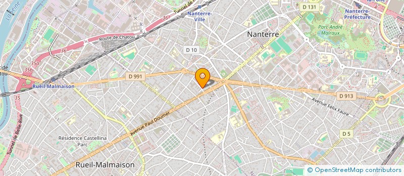 localisation de l'entreprise MONSIEUR GUILHEM CORNETTE  NANTERRE