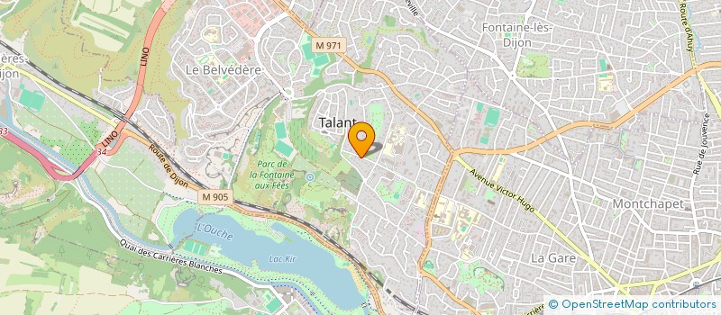 localisation de l'entreprise MONSIEUR GUILHEM DE JESSE DE LEVAS  TALANT