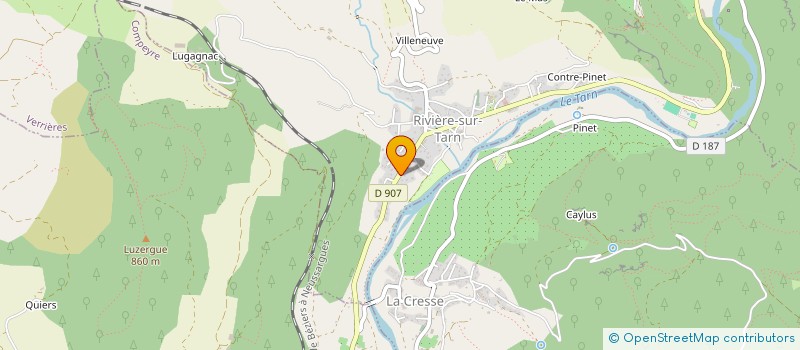 localisation de l'entreprise MONSIEUR GUILHEM DE VITOT à RIVIERE-SUR-TARN