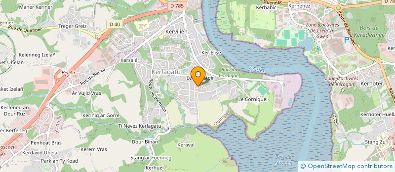 localisation de l'entreprise MONSIEUR GUILHEM DEBLEDS à QUIMPER