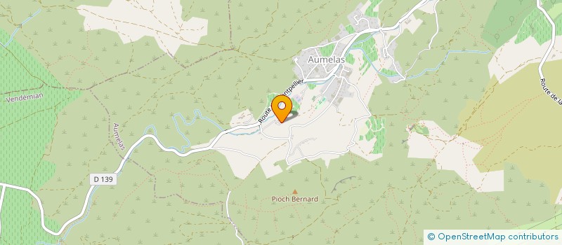 localisation de l'entreprise MONSIEUR GUILHEM DELFAUD  AUMELAS