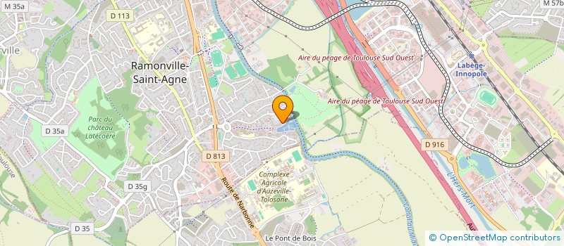 localisation de l'entreprise MONSIEUR GUILHEM FRANCK  RAMONVILLE-SAINT-AGNE