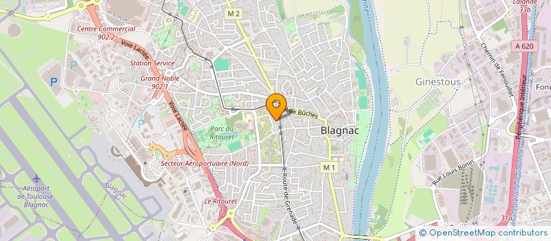 localisation de l'entreprise MONSIEUR GUILHEM GAUGRY  BLAGNAC