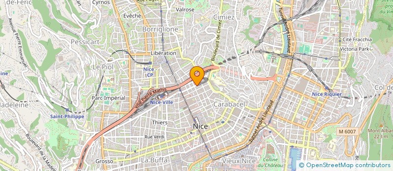 localisation de l'entreprise MONSIEUR GUILHEM GIAUFFRET à NICE