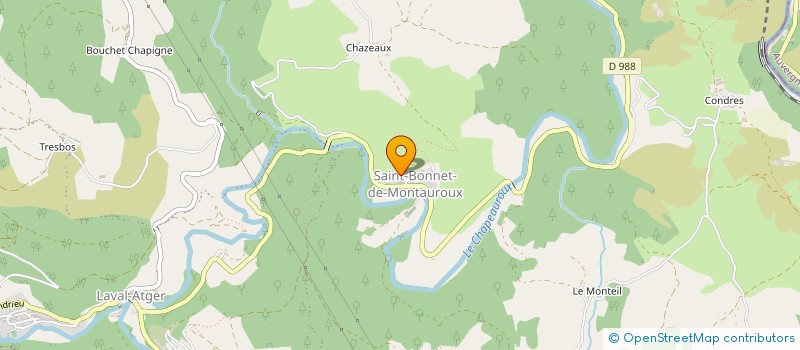 localisation de l'entreprise MONSIEUR GUILHEM GIBERT  SAINT BONNET-LAVAL