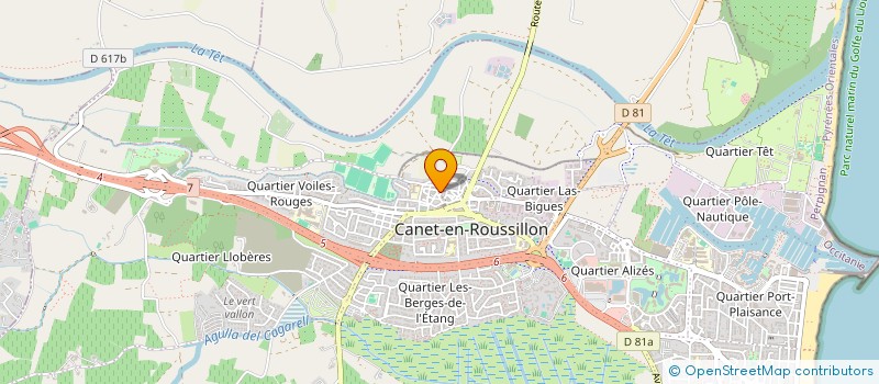 localisation de l'entreprise MONSIEUR GUILHEM GILLES à CANET-EN-ROUSSILLON