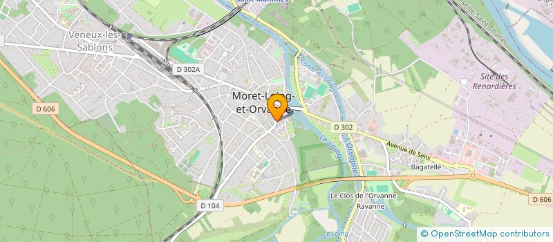 localisation de l'entreprise MONSIEUR GUILHEM GILLOT  MORET-LOING-ET-ORVANNE