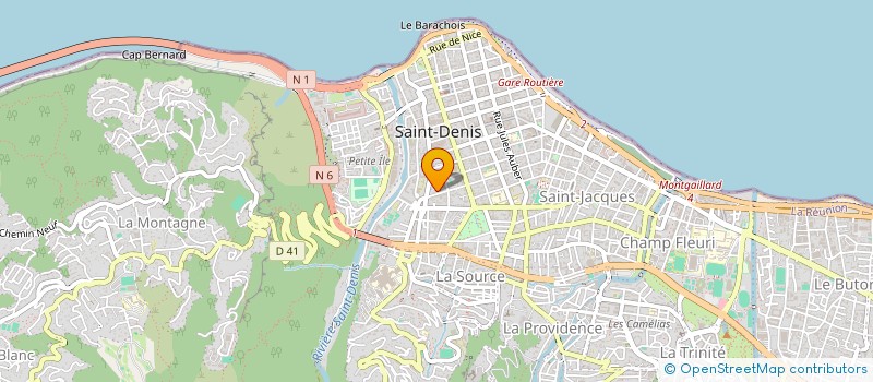 localisation de l'entreprise MONSIEUR GUILHEM HART à SAINT-DENIS