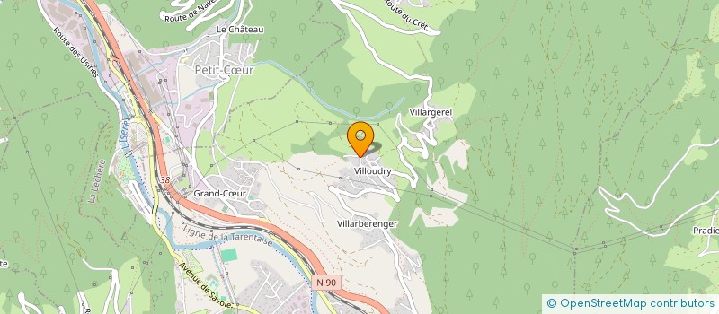 localisation de l'entreprise MONSIEUR GUILHEM JACQUES  GRAND-AIGUEBLANCHE