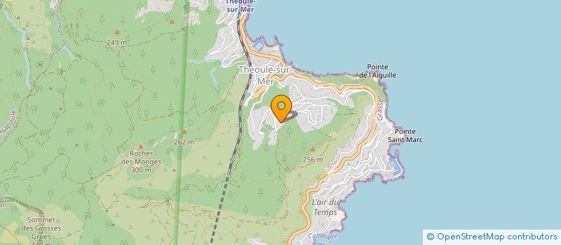 localisation de l'entreprise MONSIEUR GUILHEM KUDSZUS  THEOULE-SUR-MER