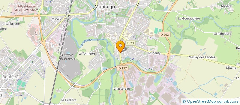 localisation de l'entreprise MONSIEUR GUILHEM LE FEL à MONTAIGU-VENDEE