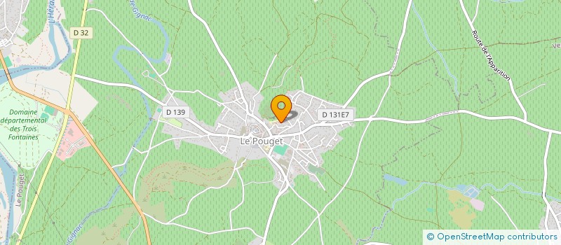 localisation de l'entreprise MONSIEUR GUILHEM LEBOUCHER  LE POUGET