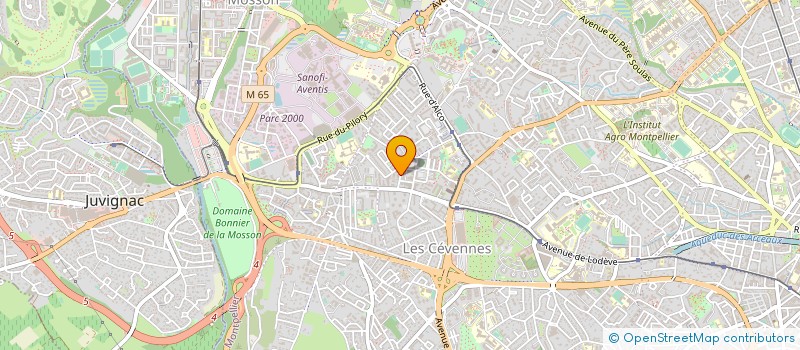 localisation de l'entreprise MONSIEUR GUILHEM LENTHERIC à MONTPELLIER