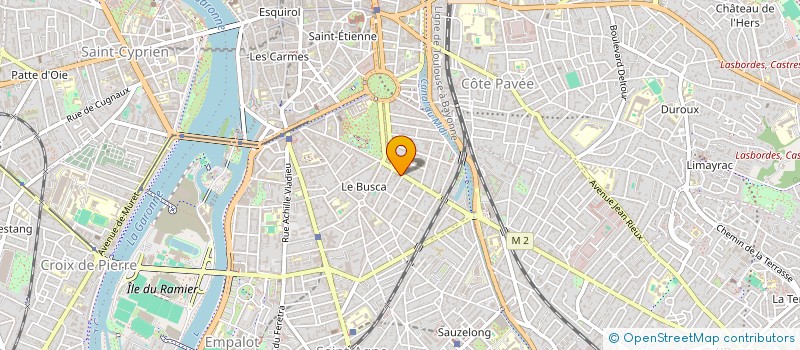 localisation de l'entreprise MONSIEUR GUILHEM LORENDEAUX à TOULOUSE