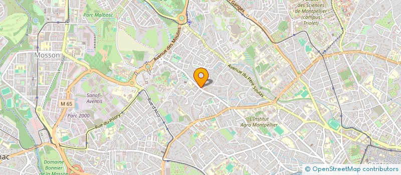 localisation de l'entreprise MONSIEUR GUILHEM MAZARS  MONTPELLIER