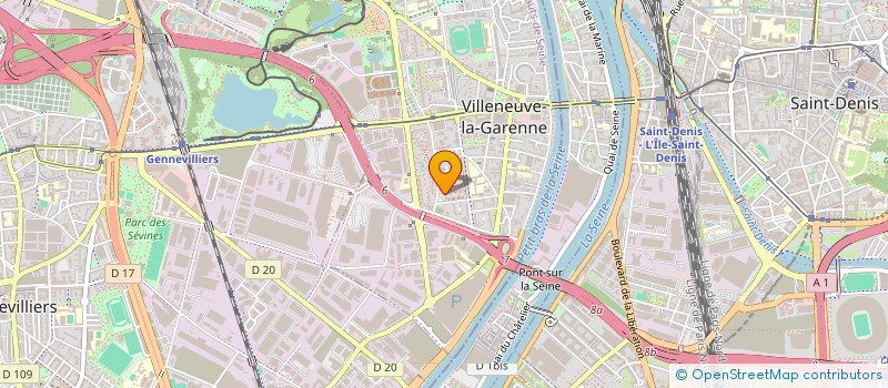 localisation de l'entreprise MONSIEUR GUILHEM MBOMBA NOME  VILLENEUVE-LA-GARENNE