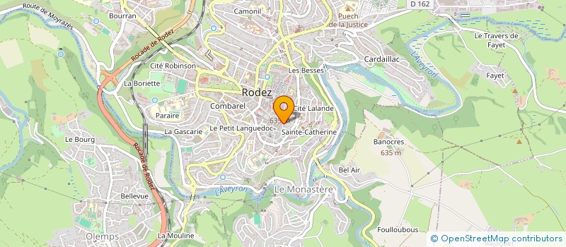 localisation de l'entreprise MONSIEUR GUILHEM NAVE à RODEZ