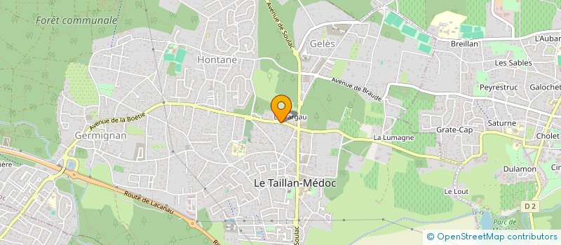 localisation de l'entreprise MONSIEUR GUILHEM OLETCHIA  LE TAILLAN-MEDOC