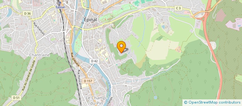 localisation de l'entreprise MONSIEUR GUILHEM PATERNOTTE  EPINAL