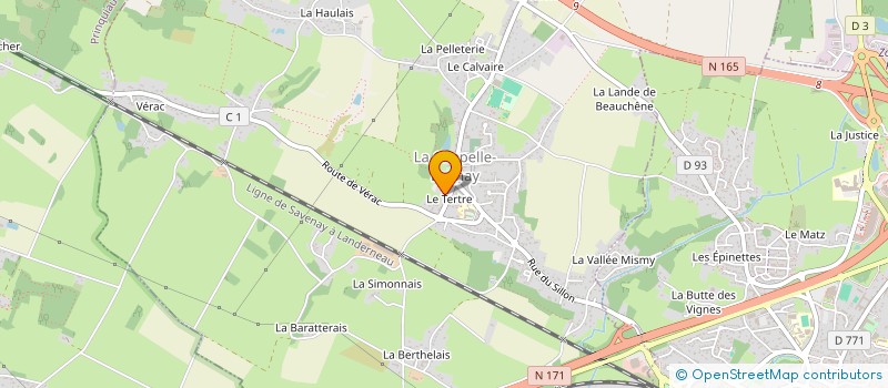 localisation de l'entreprise MONSIEUR GUILHEM PEAN  LA CHAPELLE-LAUNAY