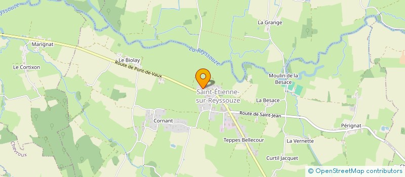 localisation de l'entreprise MONSIEUR GUILHEM PELISSIER  SAINT-ETIENNE-SUR-REYSSOUZE